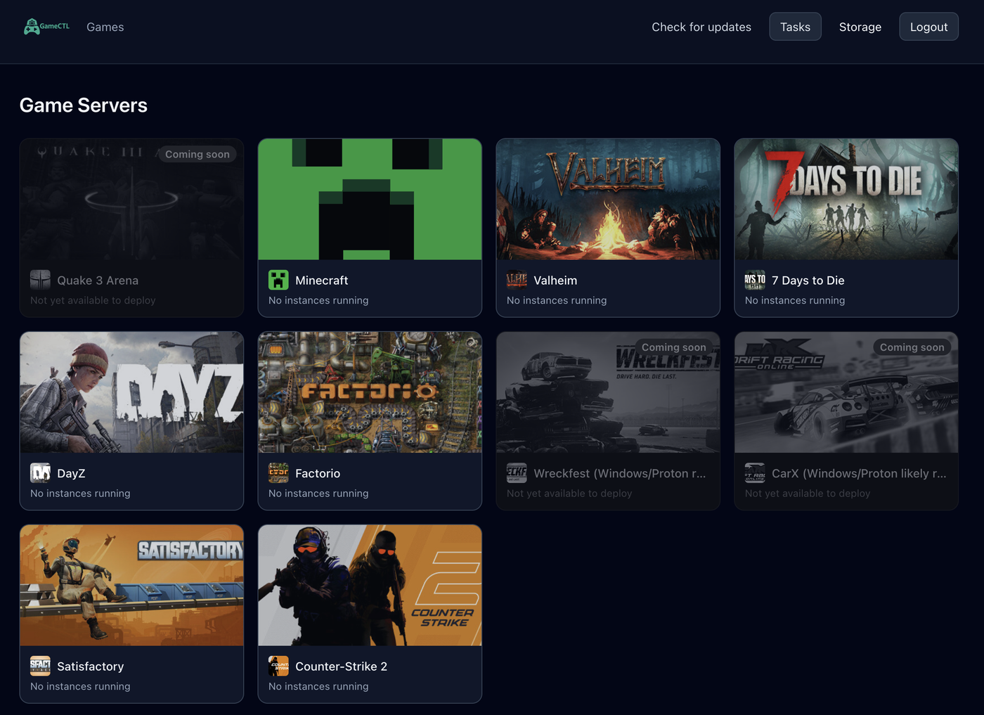 GameCTL game hub